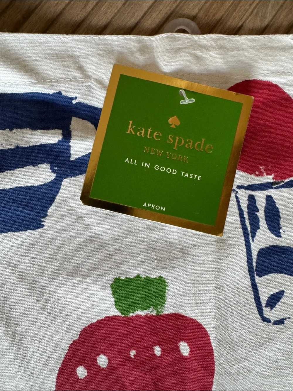 kate spade White Multicolor Illustrated Kitchen Apron